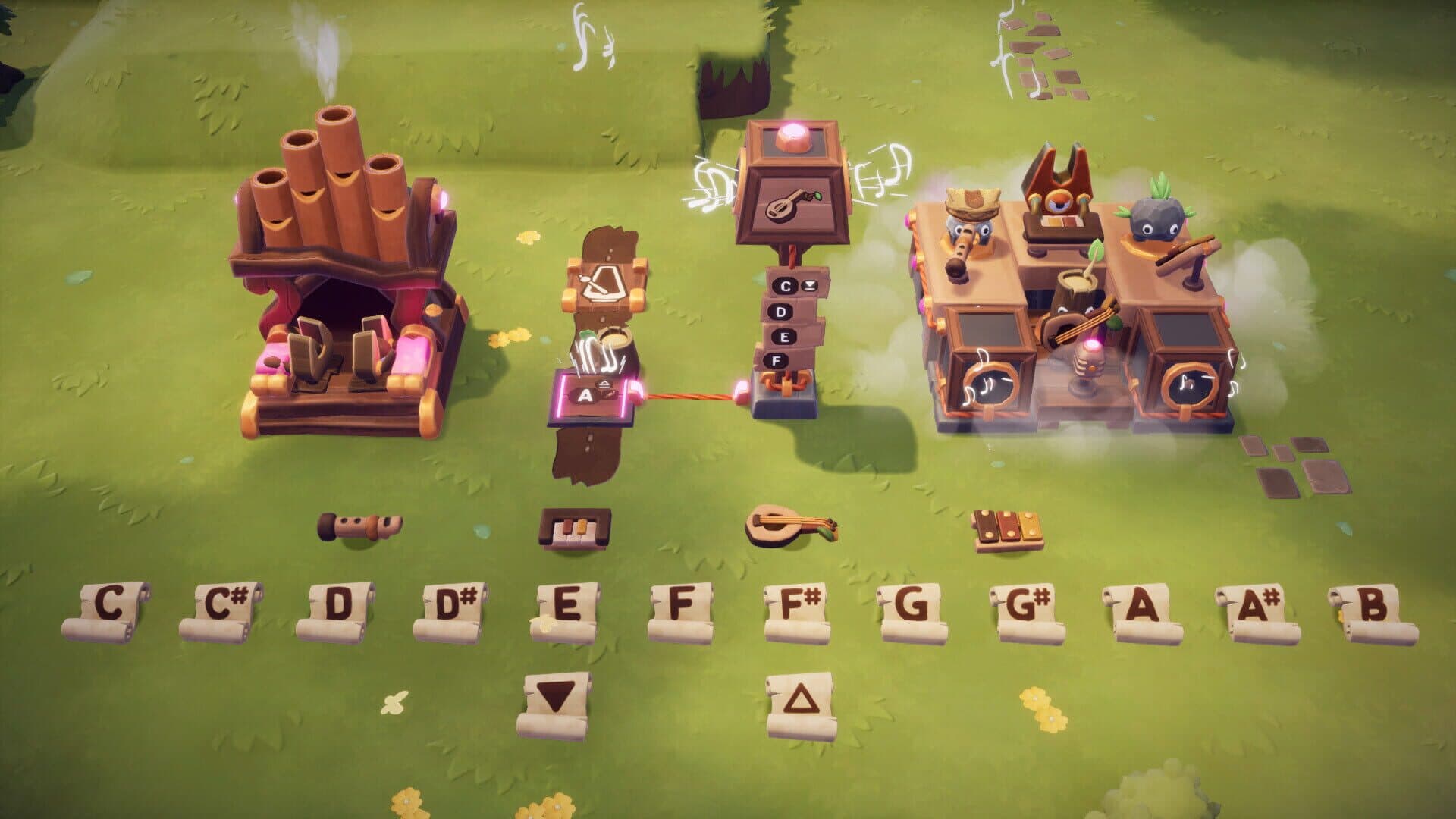 Oddsparks: An Automation Adventure - Making Music screenshot 6