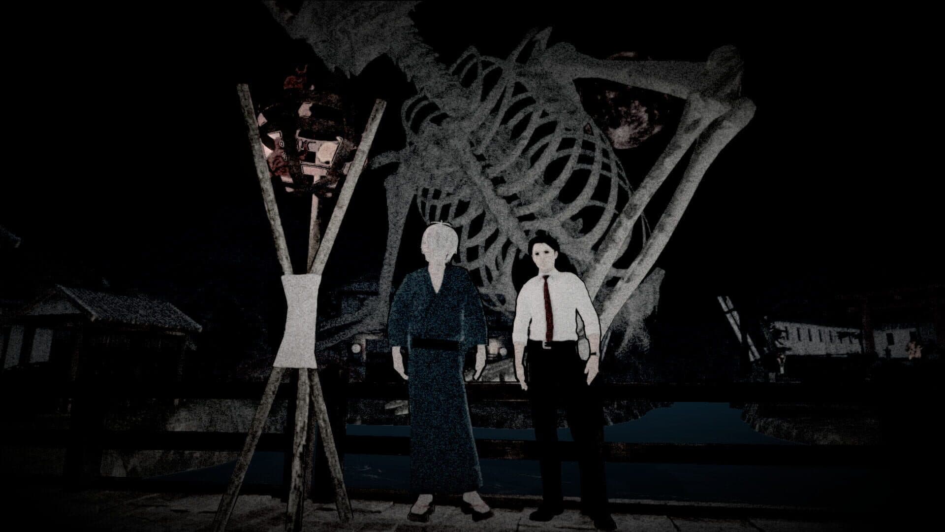 Noroi Kago: The Grduged Domain - The Birth of Kitaro: The Mystery of GeGeGe Costume - Kitaro's father and Mizuki screenshot 1