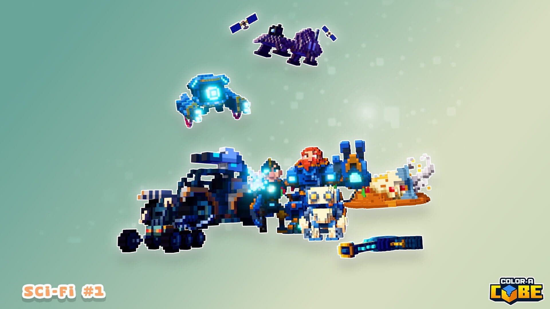Color-A-Cube: Scifi Pack #1 screenshot 7