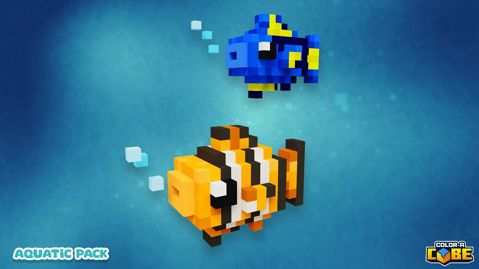 Color-A-Cube: Aquatic Pack #1 screenshot 8