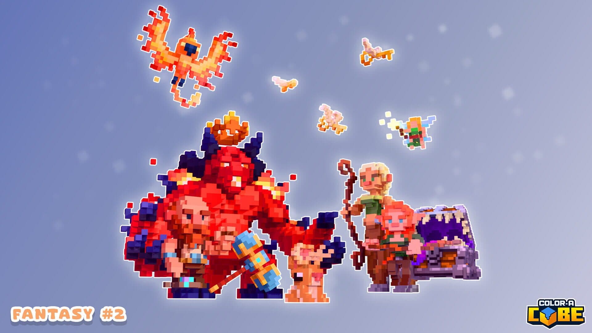 Color-A-Cube: Fantasy Pack #2 screenshot 10