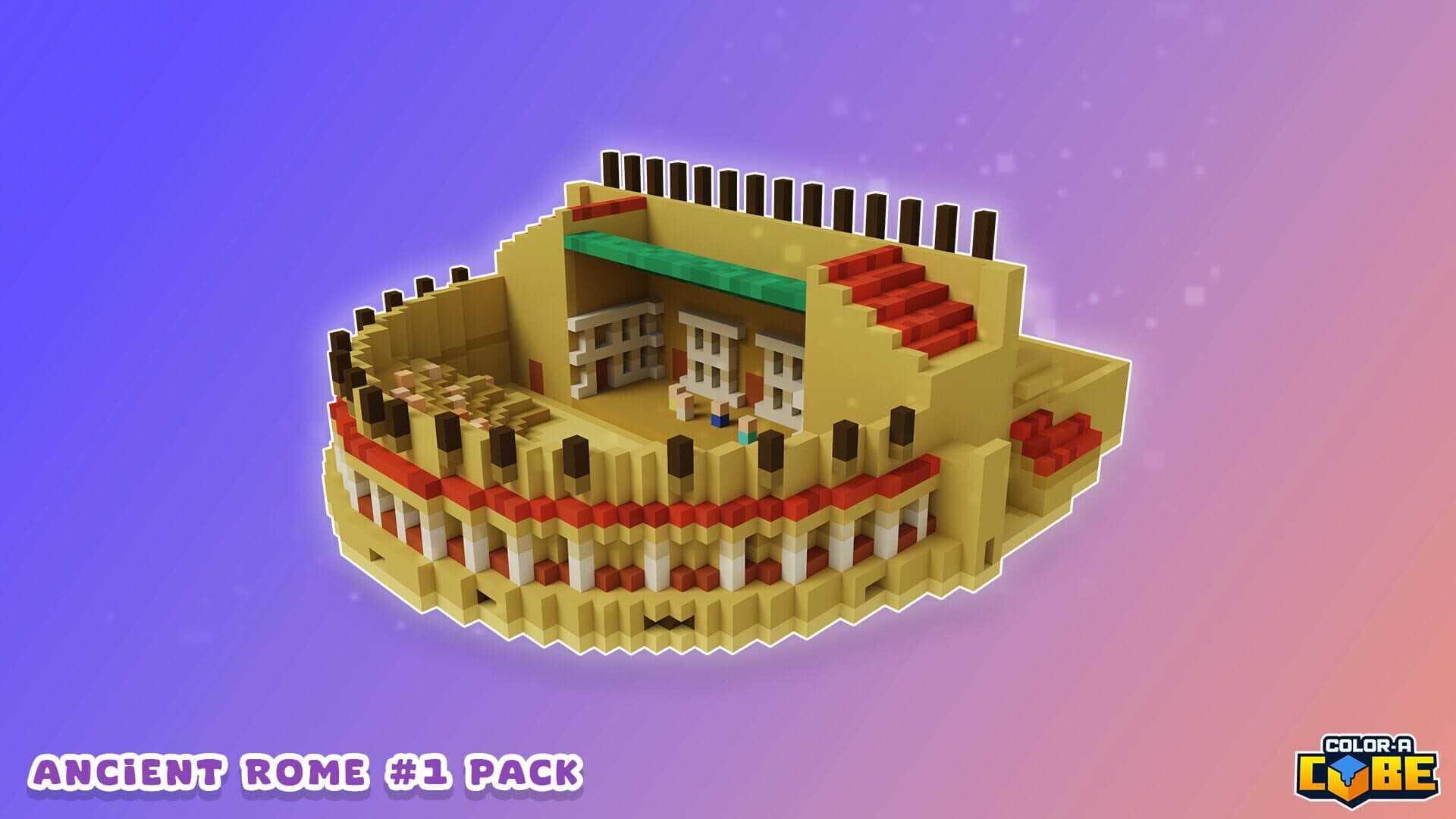 Color-A-Cube: Ancient Rome Pack #1 screenshot 10