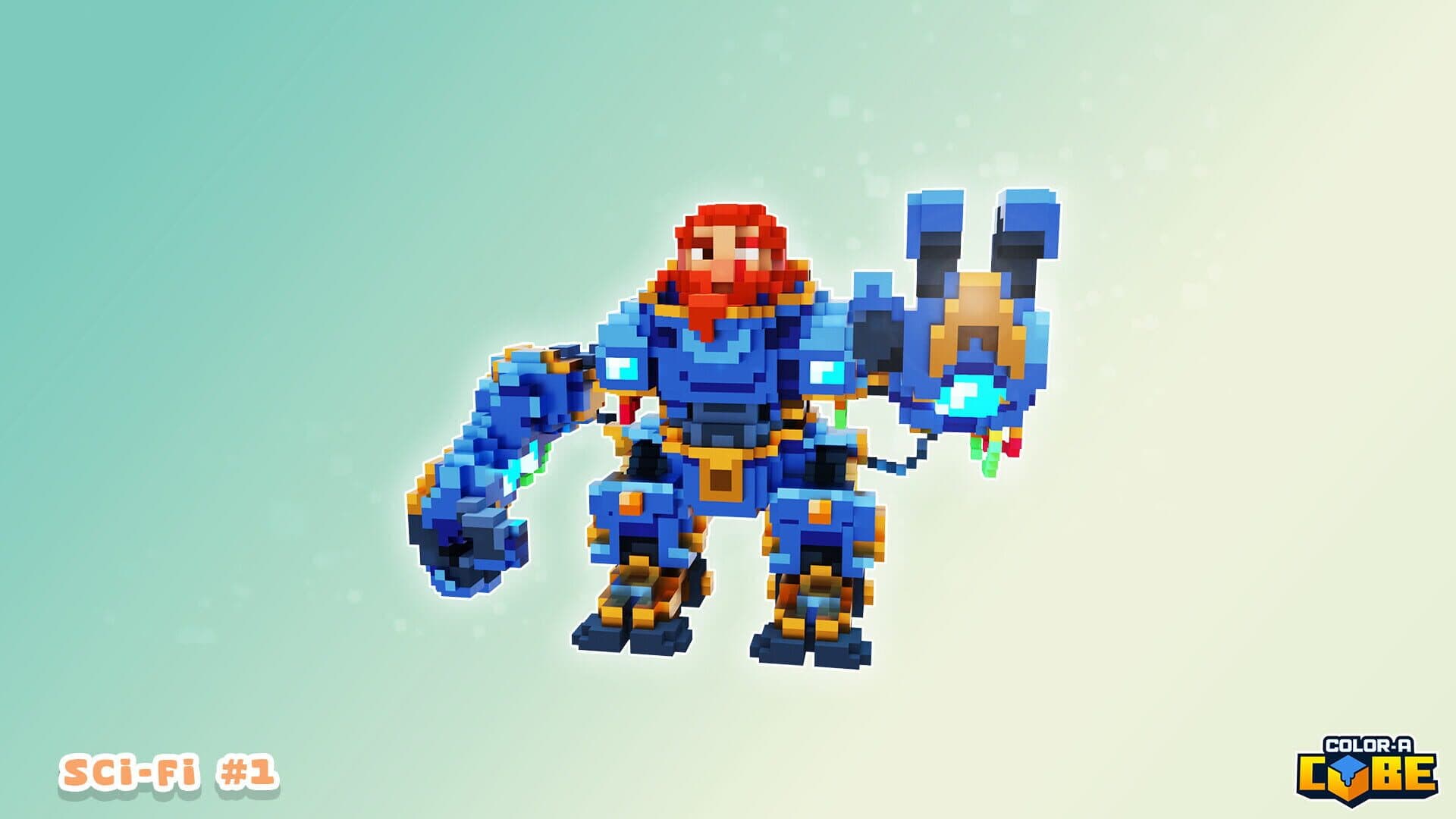Color-A-Cube: Scifi Pack #1 screenshot 3