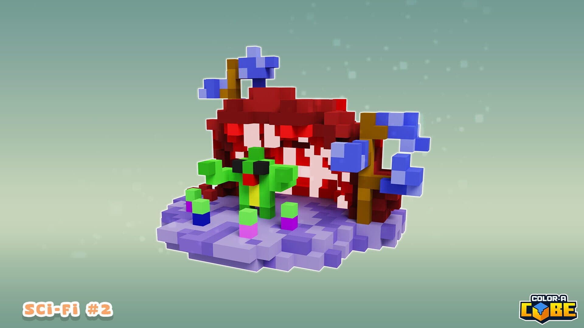 Color-A-Cube: Scifi Pack #2 screenshot 8
