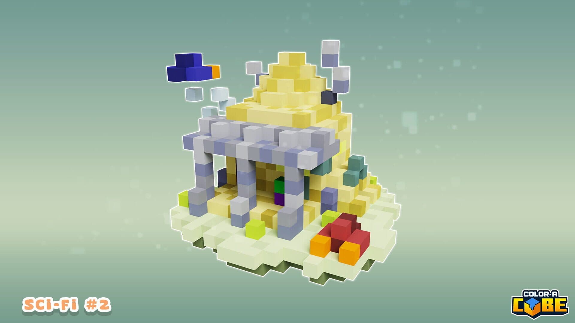 Color-A-Cube: Scifi Pack #2 screenshot 11