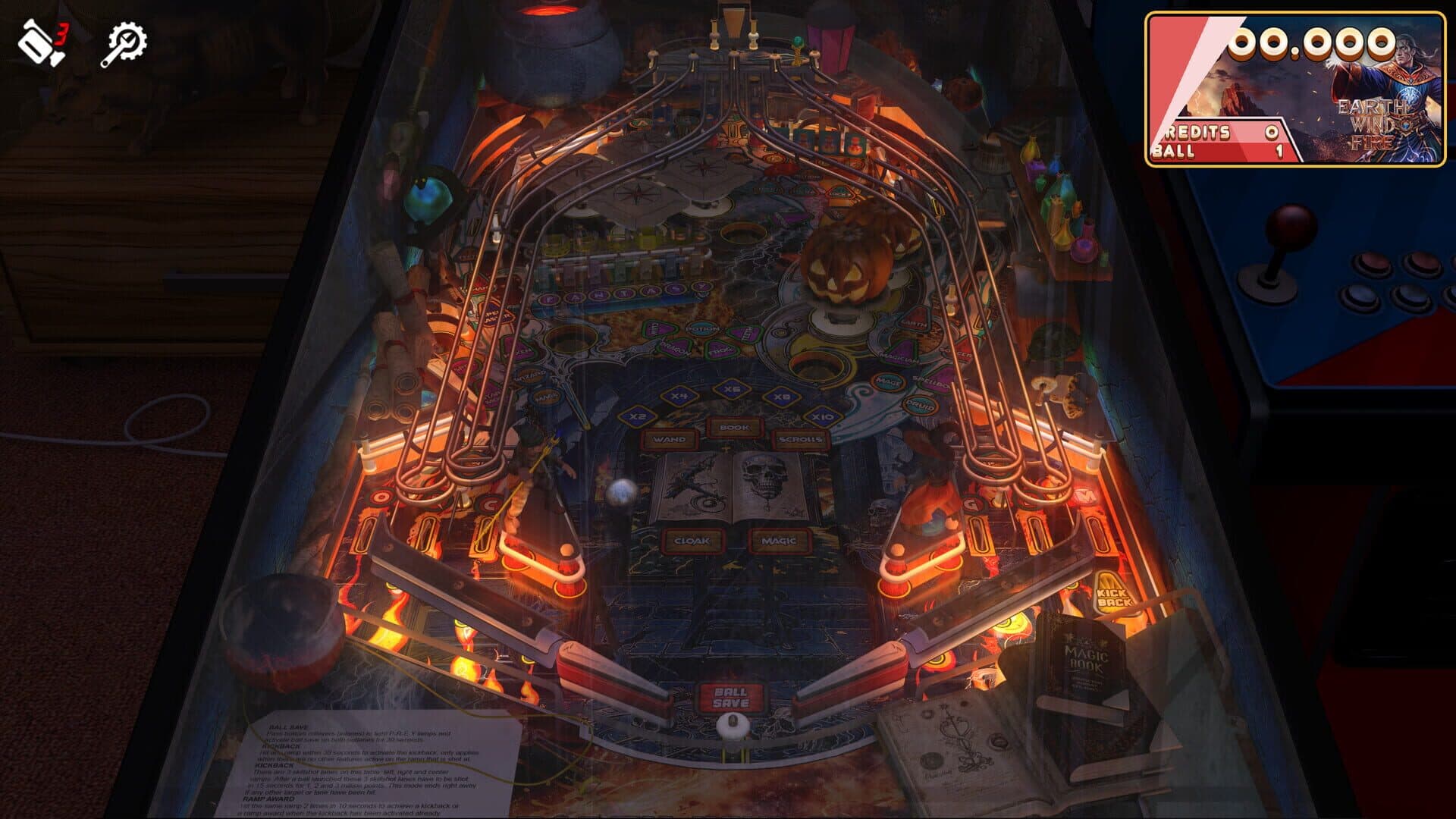 Zaccaria Pinball: Earth Wind Fire Deluxe Pinball Table screenshot 5