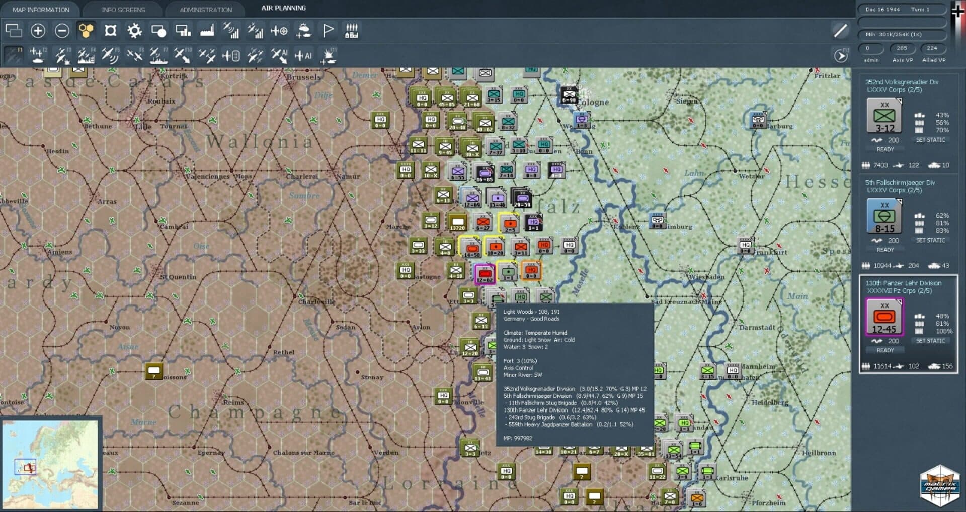 Gary Grigsby's War in the West screenshot 7