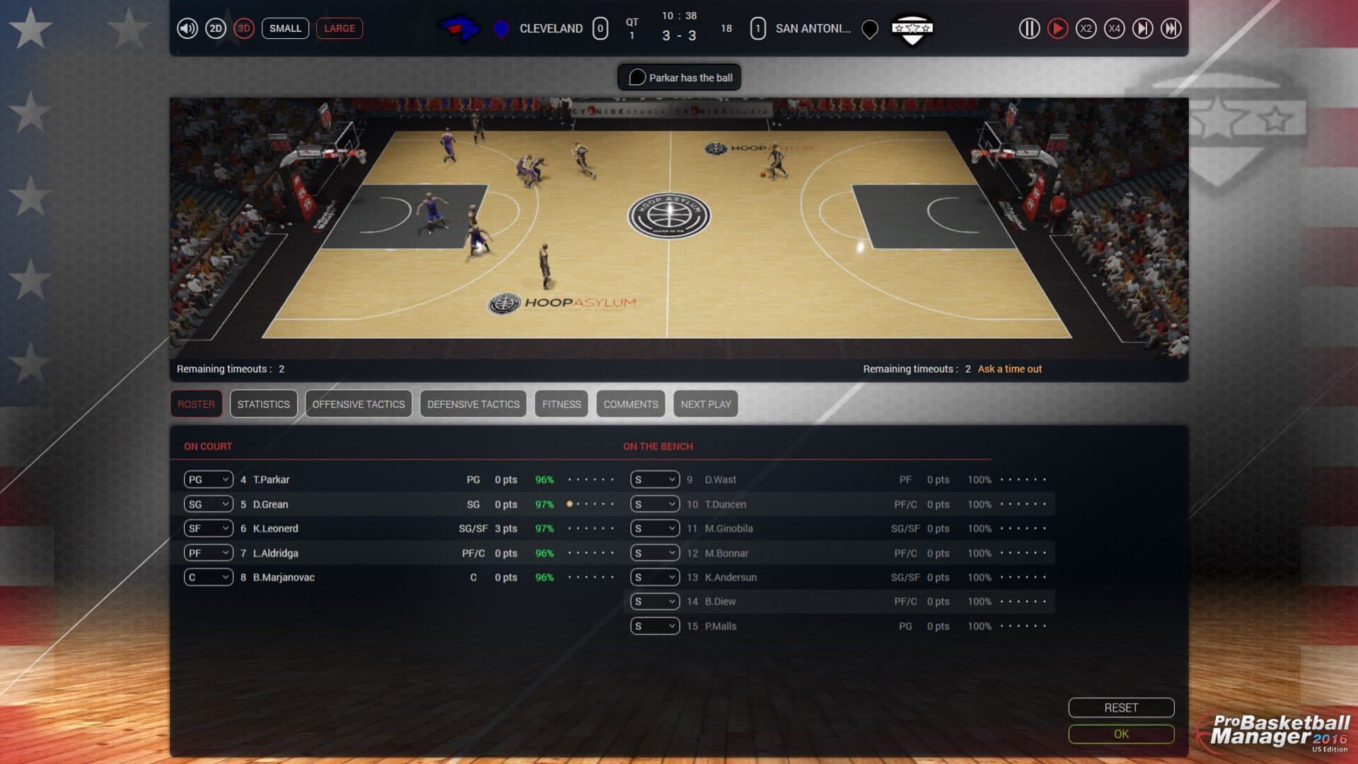 Pro Basketball Manager 2016: US Edition screenshot 3