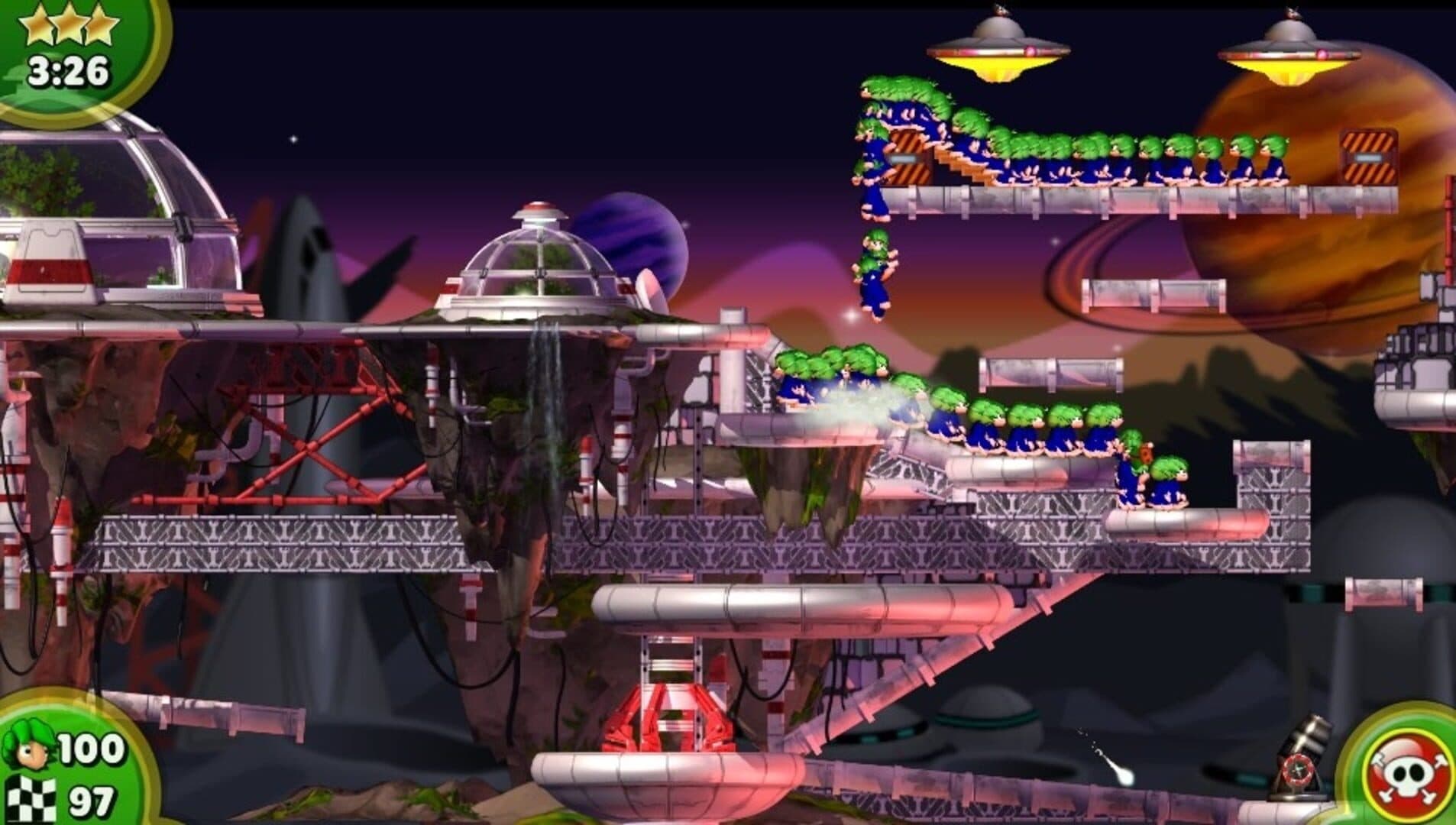 Lemmings Touch screenshot 2