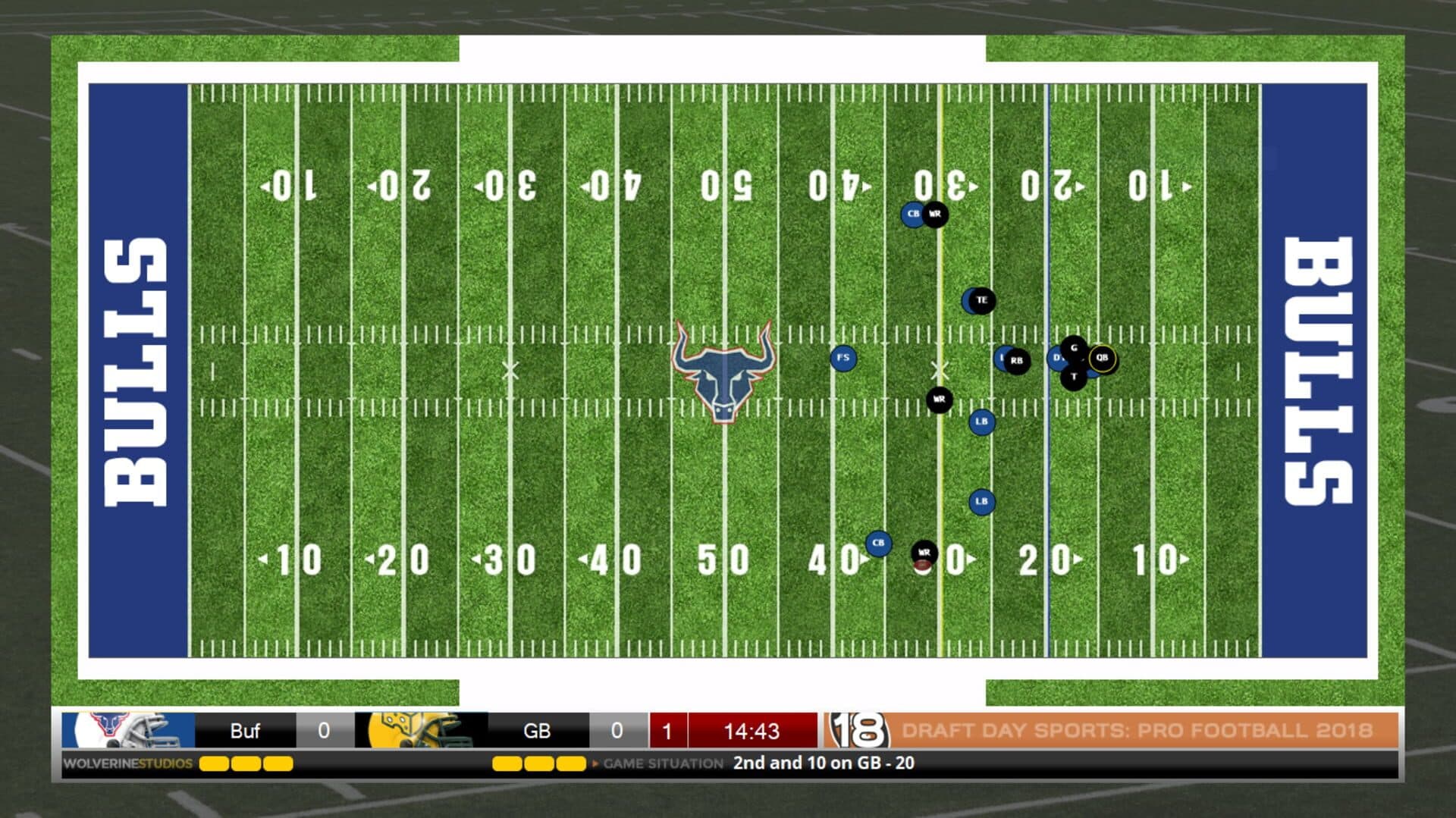 Draft Day Sports: Pro Football 2018 screenshot 2
