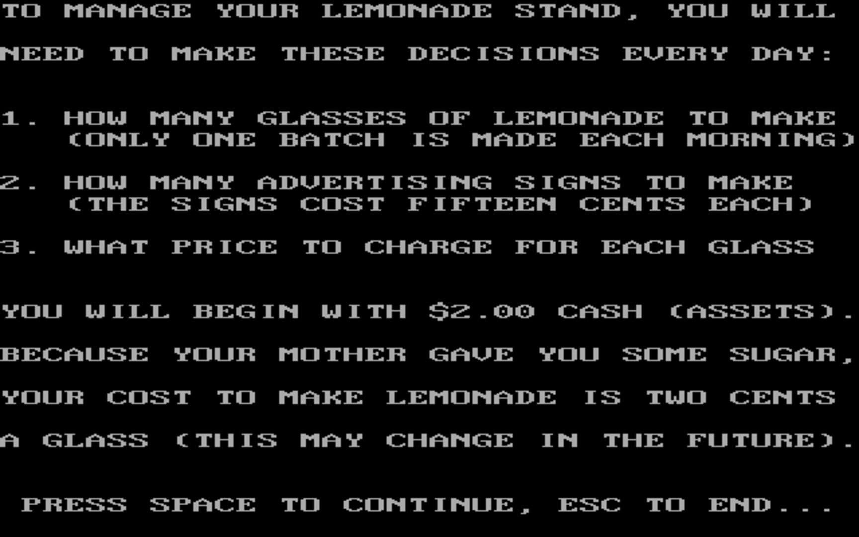 Lemonade Stand screenshot 2