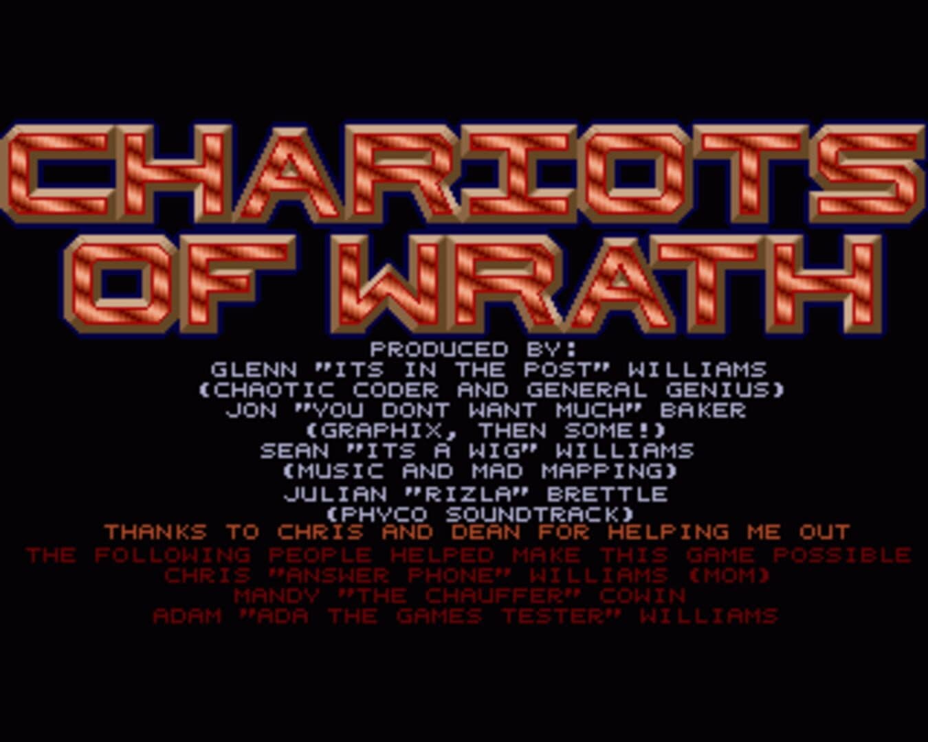 Chariots of Wrath screenshot 3