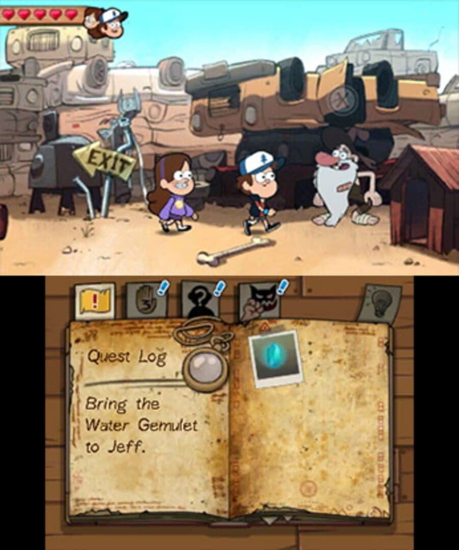 Gravity Falls: Legend of the Gnome Gemulets screenshot 2