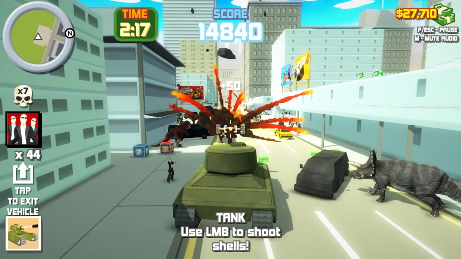 Hero Hunters: Jurassic Shooting Sniper screenshot 2