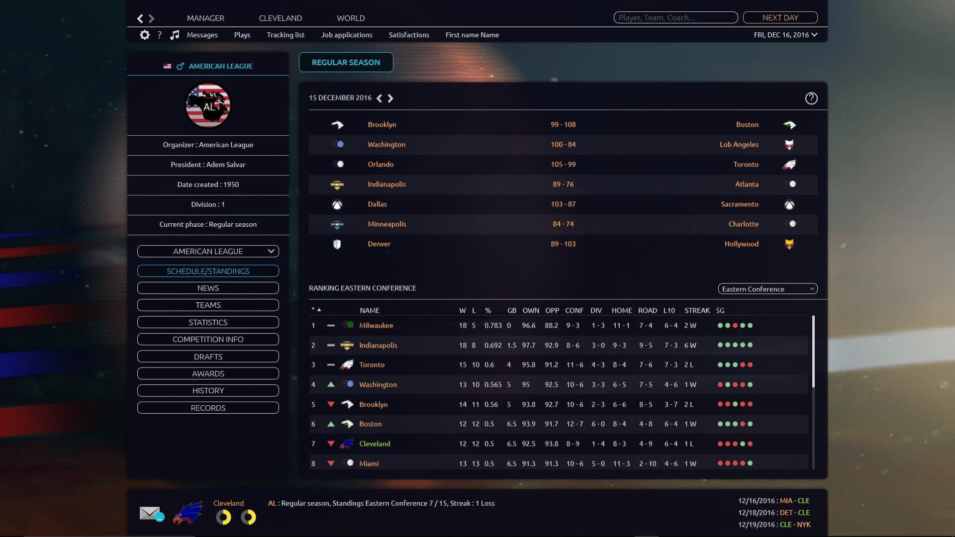 Pro Basketball Manager 2017 screenshot 2