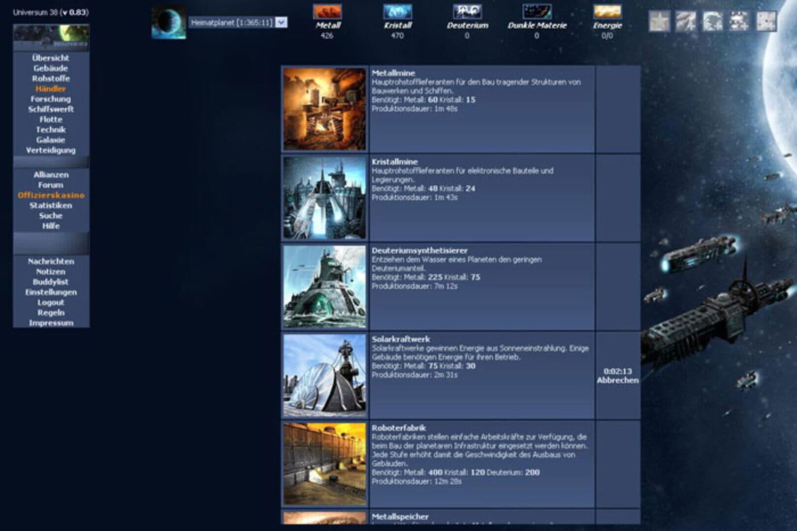 OGame screenshot 3